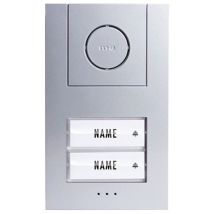 M-e - modern-electronics Vistus ad alu 4020 s Vistus Türsprechanlage Kabelgebunden Komplett-Set 2 Fami