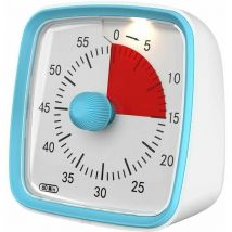 Mumu - Visueller Timer mit Nachtlicht, 60-Minuten-Countdown für Kinder und Erwachsene, lautloser Timer für das Klassenzimmer, Zeitmanagement-Tool für