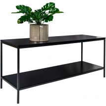 M&s - Vita tv Tisch mit 2 Regalen, schwarz.