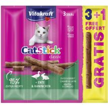 Cat Stick - Friandise pour Chat au Canard et au Lapin - Sachet de 4 Sticks (4008239893222) - Vitakraft