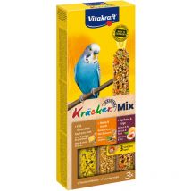Kräcker - Friandise pour Perruches - Assortiment oeuf, figue abricot et miel - 1x3 (4008239212313) - Vitakraft