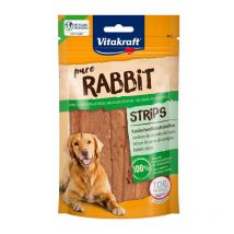 Snack pour chiens Pure Rabbit Strips 80 g (4008239585769) - Vitakraft
