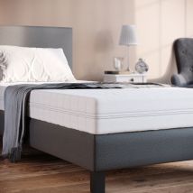 Matelas en mousse froide, Blanc, 90 x 200 cm H2 degré de dureté, 7 zones, Vitalispa