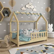 Hausbett Wiki, Braun, 70x140 cm offen, Vitalispa