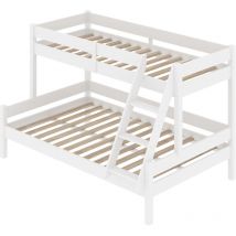 Letto a castello Everest, Bianco, 140x200 / 90x200 cm Vitalispa