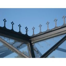 Firstkrone für Gewächshäuser 'Sirius' und 'Sirona' smaragd grün - Vitavia