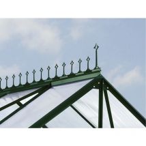 Vitavia - Firstkrone für die Gewächshäuser 'Merkur', 'Mars', 'Uranus', 'Diana', 'Meridian 1', 'Meridian 2', 'Jupiter', 'Dione', smaragd grün