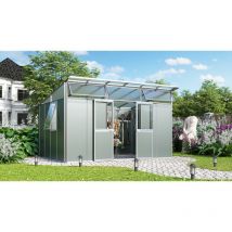 Gerätehaus 'Kosmos', aluminium eloxiert, 11,5 m² - Vitavia