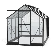 Vitavia - Gewächshaus 'eris' 5000, Schwarz, 5,0 M², 3 Mm Esg