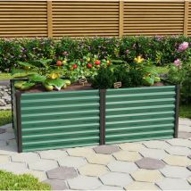 Vitavia - Hochbeet 'Linus 630' seegras/ schwarz 188 x 96 x 63 cm (l x b x h)