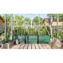 Hochbeet 'Linus in & out 401 s', seegras/ schwarz, s - Vitavia