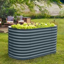 Hochbeet 'Vita 858' basic granit 82 x 162 x 86 cm - Vitavia