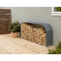 Kaminholzregal 'Ardor 401', granit, 210 x 40 x 100 cm (quer) - Vitavia