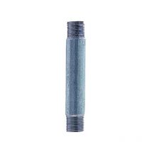 Tronchetto in acciaio zincato filetto corto 3'x20 cm Raccorderie Metalliche