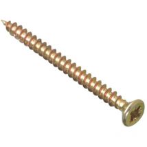 Bargainscrews - Confezione da 200 viti multiuso, ideali per essere impiegate su pannelli truciolari, MDF, PVC e legno 4.5 x 50mm