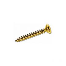 Viti Per Legno 4 x 40 mm Ottonate Testa Svasata Vitel 500 Pz