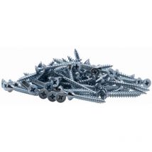Vite a legno con testa svasata pz zincata Viswood filettatura totale5x30 mm (x100 viti)