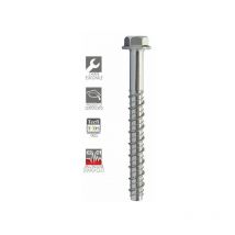 Viti vite per calcestruzzo cemento autofilettante 10x100/30 conf 10pz esagonale