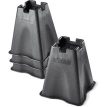 Möbelerhöhung 4er Set, Stuhlerhöhung Beine, Möbelerhöher, Betterhöher rutschfeste Oberfläche, Erhöhung für Bett Couch Tisch, max. Last 150 kg, Höhe