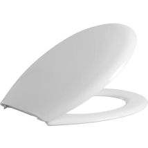 Hamberger - Abattant Wc Corsica, Thermoplastique, Charnières À Étrier En Inox Lxp : 365x439 Mm