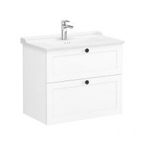 Vitra - Meuble de salle de bain avec lavabo Root 80x67x46 cm blanc mat (ROOTC80WINTC)