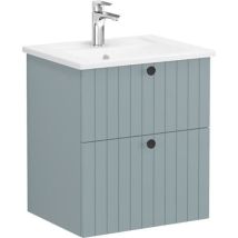 Vitra - Meuble de salle de bain avec lavabo Root 60x67x46 cm vert mat (ROOTG60GINTS)