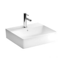 Vitra Vitra Nuo Keramik-Wandwaschbecken 50x44x12.5 cm, Loch für Mischbatterie, weiss (7431-003-0001)