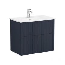 Vitra - Mueble de baño con lavabo Root 80x67x46 cm azul mate (ROOTG80BINTS)