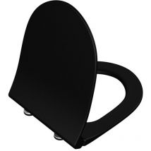 Vitra - L300 Black WC-Sitz slim, softclose