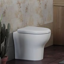 Zentrum Back to Wall Toilet - Standard Seat - Vitra