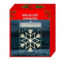 Décoration de lumières de Noël à piles 3D en vitrail led