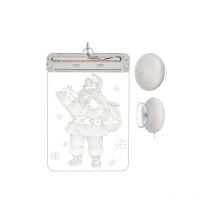 Vitrail LED 3D - Père Noël