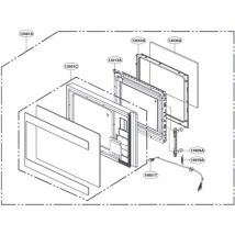 Vitre de porte (repère n°13551C)
