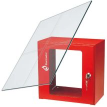 Vitre de rechange 164x210 mm pour coffret sous verre dormant Thermador