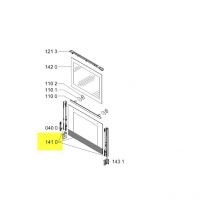 Vitre exterieure porte de four pour four Ikea 481010546755