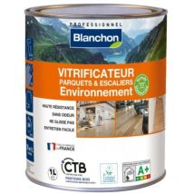Blanchon - Vitrificateur parquet environnement 1L mate sin olor