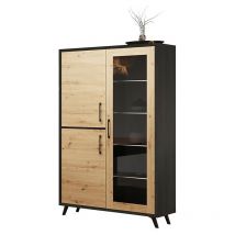Vitrine 3 portes avec led Wiva