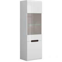 Vitrine Darrel mit 2 Türen, Weiß, 193cm