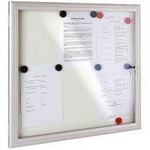 Vitrine extérieure Reverso avec cadre en aluminium 692X518X35mm Sata VERV4AN3VM