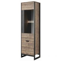 Vitrine Industrielle 1 Porte Ardan - Bois