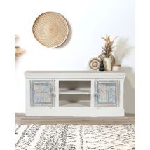 Viva - Meuble tv en bois sculpté 150 cm