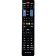 Vivanco - RR220IR Télécommande Universelle pour Samsung et lg, Compatible avec les Smart tv Noir - Noir