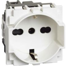 Living Now Presa Di Corrente Unel 2 Moduli Bianco Kw4140a16