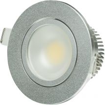 Vivida - claire faretto incasso tondo orientabile grigio 4000K 5W