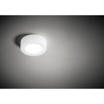 Vivida - spring plafoniera tonda led bianca Ø120mm 6W 4000K