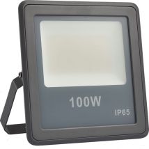 Vivida - Zeus applique led IP65 Antracite 100W Vetro Satinato