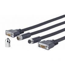 Vivolink - Pro dvi-d cross wall cable 15m support 1920 1080p 60hz, prodvicw15 (support 1920 1080p 60hz)