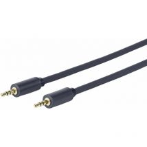 Promjlszh2 2m 3.5mm 3.5mm Black Audio Cable - Câbles audio (3.5mm, Male, 3.5mm, Male, Right, Right) - Vivolink