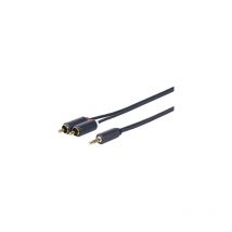 Vivolink - PROMJRCA5 cable de audio 5 m 3,5 mm 2 x rca Noir