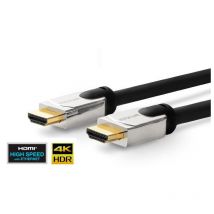 Vivolink - 4K hdmi 2.0 Tête Métal Câble Haute Vitesse avec Ethernet Ultra Haute Résolution jusqu'à 4K/60Hz 4:4:4 Taux de transfert jusqu'à 18Gbs